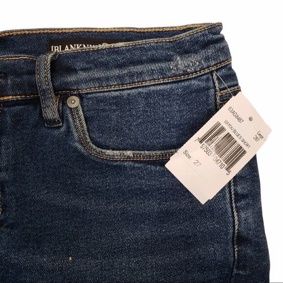 BlankNYC Womens 27 Bayou Blues Cutoff Jean Shorts NEW - Picture 3 of 9